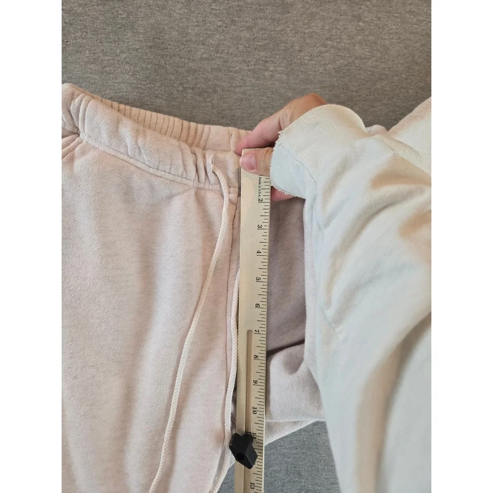 Elwood Core Sweatpants Mens S Pink Heathered Organic Cotton Straight Leg CP00002
